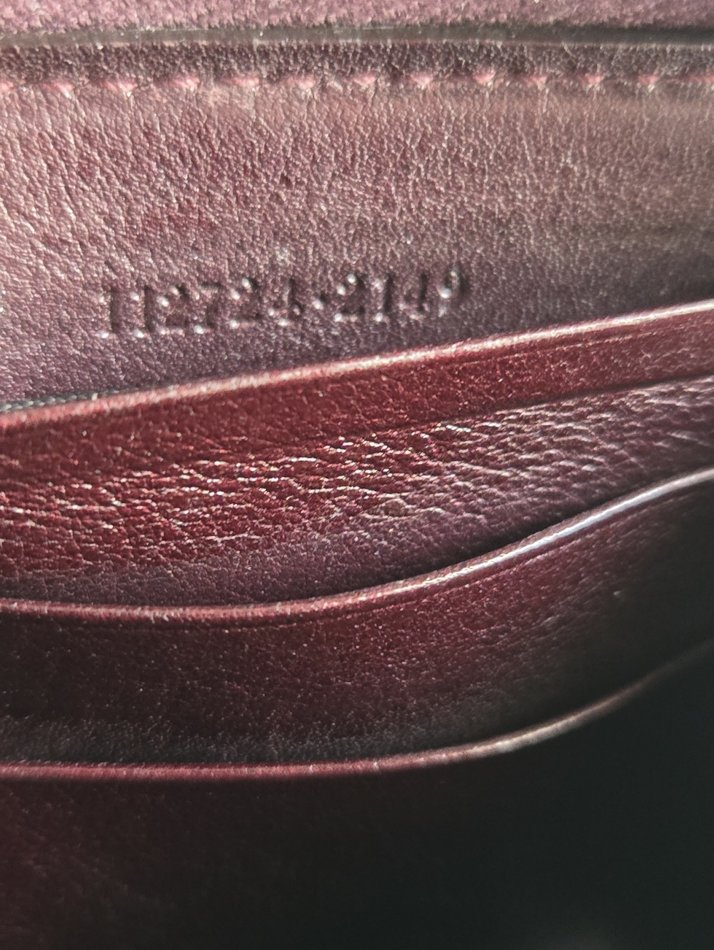 GUC Gucci Guccissima Brown Leather Long Continental Zip-around Wallet - Picture 13 of 14